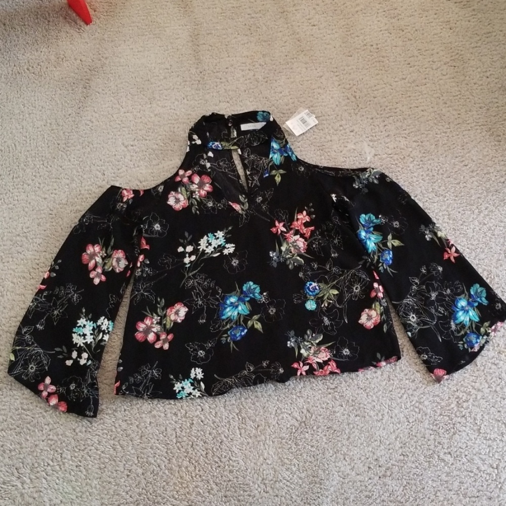 Lush Cold Shoulder blouse